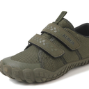 KUBUA Kids Sneakers Barefoot Shoes for Boys Girls Lightweight Slip Resistant Zero Drop Running Shoes Tennis Trekking Dark Grey 9 Toddler
