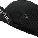 CLAPE Baseball Cap for Men, Moisture-Wicking Flip Up Bike Cycling Hat Quick Dry Mesh Short Brim Hat