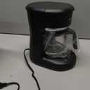 Mr. Coffee Programmable Coffee Maker 5 Cups with Auto Pause Glass Carafe Compact Design Black