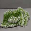 120-Pcs Baby's Breath Artificial Flowers, White Baby's Breath Flowers Artificial Bulk Real Touch Flowers for Wedding Party Home Garden Decoration (120)