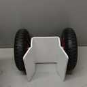 8" Panel Dolly Heavy Duty Door Cart Slab Dolly 660LBS Capacity Solid Rubber Wheels, Panel Mover, Wood Mover, All Terrain Moving CartRed