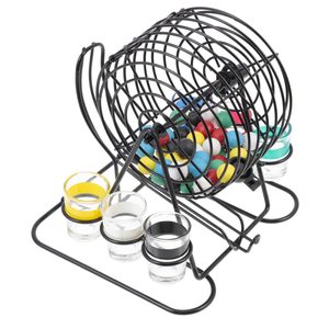 Bar Crafters Classic Drinking Bingo Game 6 shots 8 inchx 8 inch