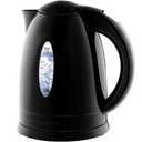 OVENTE Electric Kettle, 1.7L Fast Boiling Water Heater for Coffee or Tea, BPA Free with Water Level Gauge, Auto Shut-Off, Boil-Dry Protection, Indicator Light and Removable Filter, Black KP72B No 360' Rotary Base