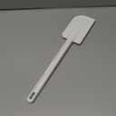 Rubbermaid Commercial Products Scraper Spatula/Food Scraper 13.5-Inch Dishwasher Safe White Heavy Duty Rubber Silicone Spatula for Resturant/Home Cooking/Baking