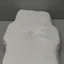 Osteo Cervical Pillow for Neck Pain Relief, Hollow Design Odorless Memory Foam Pillows with Cooling Case, Adjustable Orthopedic Bed Pillow for Sleeping, Support for Side Back Sleepers, Size: Standard High(24.5*16.5*5.2/4.1 inches)