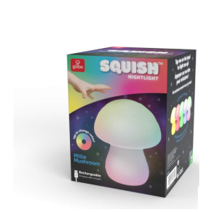 Mushroom Color Changing LED Rechargeable Silicone Night Light