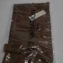 Women Rib Tank Top Padded Workout Top Square Neck Crop Tank Fitted Basic Cami Tops (X-Large, Brown)