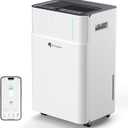 DR.PREPARE 3600-3800 Sq.Ft Dehumidifier for Home Smart APP Control with Drain Hose, 65 Pints/Day Dehumidifier for Basement, Bedroom, Bathroom, Garage, Large Room, Dry Clothes, 3 Modes, 24H Timer