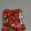 24pcs Realistic Artificial Strawberries Decorative Fruit Models Plastic for Home Store Event Education