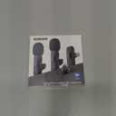 2 Pack Wireless Lavalier Microphone for iPhone iPad and Android Phone, Lapel Mic Plug and Play Wireless Mic Noise Reduction Microphone for Video Recording Interview Podcast Vlog YouTube Tiktok