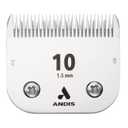 Andis  64315, Ceramic Edge Detachable Pet Clipper Blade  Carbon-Infused Steel with Sharp Cutting Tech, Runs Cooler & Stays Sharper, Resists Rust & Heat, Size-10 - Fits AG, AGC & BDC Series, Chrome