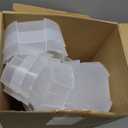 Wonderjune Self Watering Pots for Indoor Plants with Deep Reservoir and High Drainage Holes for Outdoor Plants and Flowers, Bare Root Planter(4.72'', 5.91'', 7.09'',Clear,9 Pcs)