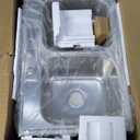 Rhbamoa 33''x22'' Drop In Kitchen Sink Double Bowl,18-Gauge T304 Stainless Steel Kitchen Sink 33 Inch,10'' and 7'' Deep Top Mount Double sinks with Strainers - 3 Faucet Holes