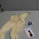 BARSDAR 2PCs 26 Inch Long Braided Ponytail Extension with Hair Tie - Straight Sleek Wrap Around Blonde Braided Ponytail Hair Extensions - Synthetic Pony Tails Hairpieces for Women - Buttery Blonde