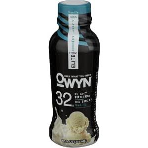 OWYN 100% Vegan Plant-Based Pro Elite High Protein Shakes | Vanilla, 12 Fl Oz | Dairy-Free, Gluten-Free, Soy Free, Keto Friendly, Zero Sugar, Vegetarian (EXP 06/16/26)