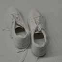 SERNIAL Womens White Tennis Shoes PU Leather Sneakers Casual Walking Shoes for Women (8)