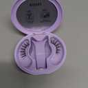 Soft Magnetic Eyelashes Kit with Applicator, No.17 Ice Black BearisBug, Reusable Glue-free Wispy Magnetic Lashes, Cruelty-free False Lashes, Waterproof, Lightweight, Suit for Heavy Makeup (1 pair (Pack of 1))