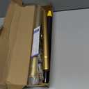 Closet Rods for Hanging Clothes, 17 to 54 Inches Stepless Adjustable Metal Closet Rod, 1.3 Inches Heavy Duty Clothes Hanging Rod for Closet Wardrobes Laundry RV, Golden