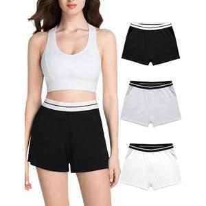 Women's Lounge Shorts Super Soft Comfort Lightweight Sleep Shorts, Bamboo Fabric Women‘s Pajama Shorts with Pockets, Size M