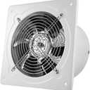 8 inch Exhaust Fan, 735CFM Wall Mounted Vent Fans, Ventilation Blower for Ceiling Bathroom Attic Window Basement Ventilation Fan, 110V 80W