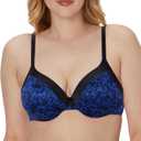 Maidenform Women's Comfort Devotion Underwire Bra, Convertible T-shirt Bra (Retired Colors) (Blue, XL)