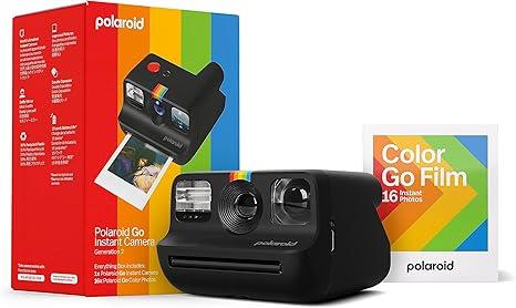 Polaroid Go Generation 2  Mini Instant Camera + Film Bundle (16 Photos Included)  Black (6280)