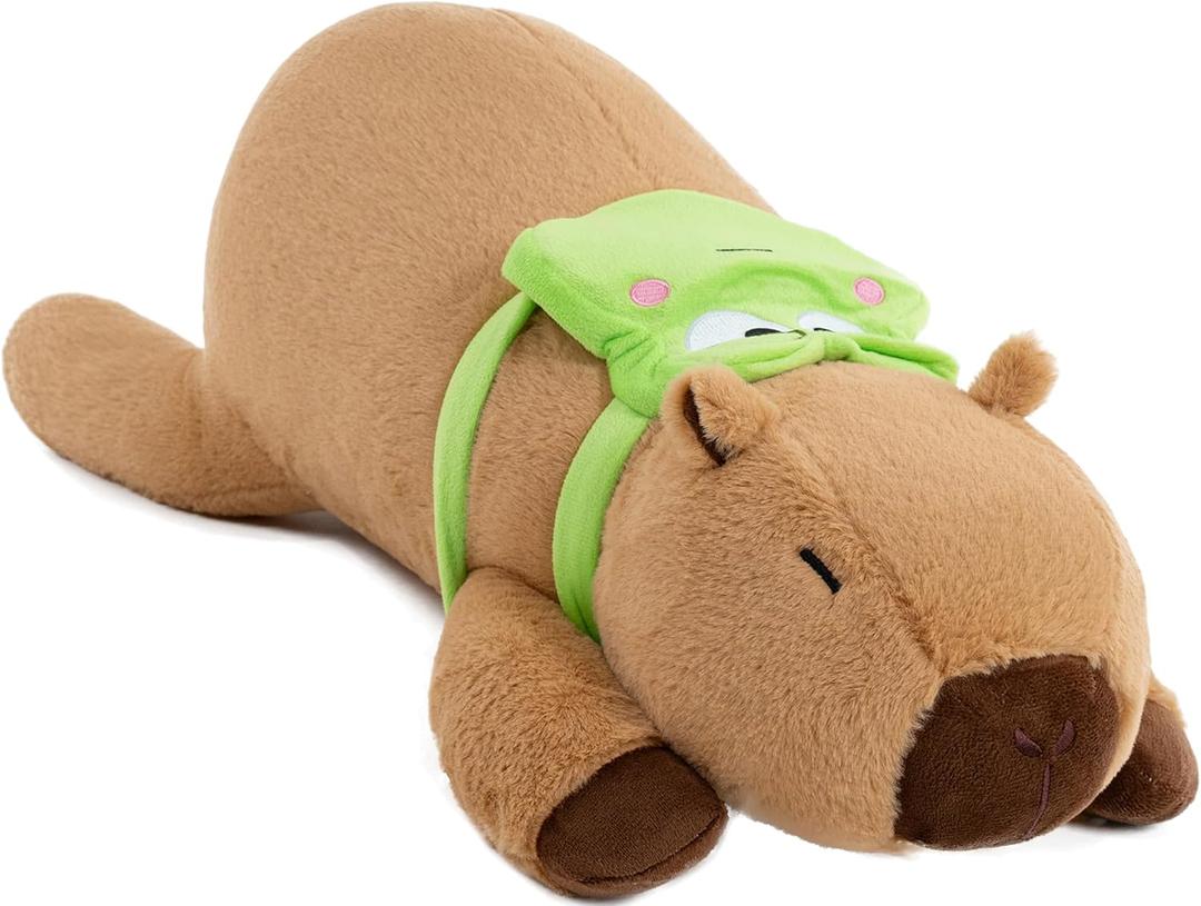 5 Pounds Weighted Capybara Stuffed Animals 23.6Inch Large Weighted Capybara Plush,Huggable Companion for Kids & Adults, Gift for Thanksgiving, Christmas and Birthday.