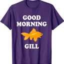 comedy is good what about and bob hot topic 4 T-Shirt (Purple, M)