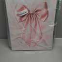 Visual Art Decor Bow Pictures Girls Bathroom Bedroom Wall Decor, Bow Wall Art Framed 12x16inchx3 Pieces (Pink)