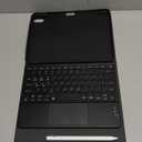 Harvopu Compatible for iPad 11th 10th Generation Case with Keyboard, Folio Cover with Pencil Holder, Multi-Touch Trackpad, 7 Color Backlit, Detachable Keyboard for iPad (A16) 11th/10th Gen (Black)