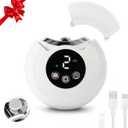 Electric Nail Clipper, Baby Nail Clipper with LED Light & 3 Speed, 2-in-1 Baby Nail Trimmer with Storage Box, Automatic Nail File, Electric Nail Clippers for Seniors, Baby, Adult (Purple)