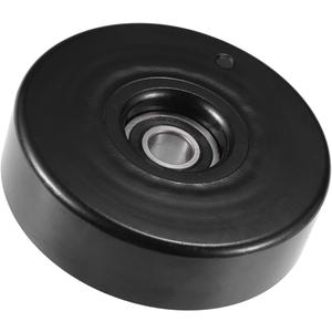 Motoforti Drive Belt Tensioner Assembly Accessory Idler Pulley Tightener Pulley No.1112000070 for Mercedes-Benz SLK 230 1998-2004 Black Metal Long-lasting