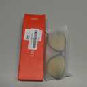 livho Trendy Polarized Aviator Sunglasses Women Men, Retro Sun Glasses for Women Men 2025, Oversized UV Protection Shades (Light Black/Yellow)