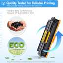 414A Toner Cartridges 4 Pack: MFP M479fdw M454dw Compatible for HP414A 414X 414 M479fdn M454dn Color Laserjet Pro M479fdw M455dn M479 M454 Printer Ink High Yield with Chip Black Cyan Yellow Magenta