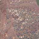 6 Pcs Iridescent Sequin Table Runner 12 x 72 Inch Mermaid Table Runner Glitter Sequin Sparkly Desk Cover for Wedding Birthday Party Ceremony Supplies Decor (Pink)