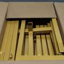 Wokceer 10x10 FT Backdrop Stand Heavy Duty Pipe and Drape Kit, Adjustable Gold Backdrop Stand for Wedding Birthday Party Photography Photo Booth Background Christmas Decoration