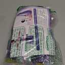 Pedal Resistance Bands with Handles, Durable 6-Tubes Multifunction Pedal Resistance Band, Natural Rubber Foot Pedal Resistance Bands, Fitness Resistance Bands for Abdomen, Waist, Arm, Leg (Purple)