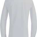 Button Up Shirt Women Long Sleeve Oxford Shirt Classic-Fit Cotton Work Blouse Wrinkle Resistant (Gray, XXL)