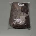 Prlemend Muslim Abaya for Women Gradient Color Cardigan Islamic Flash Robe Prayer Clothes with Hijab (Small, Coffee)