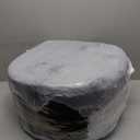 Asuprui Round Pouf Ottoman Stuffed Pouf Foot Stool Floor Chair for Living Room Bedroom Filled Boho Foam Ottoman Foot Rest for Couch 20 Diameter x 12 Height Black Pouf with Filler