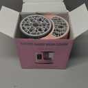 3 IN 1 Electric Makeup Brush Cleaner Machine With Makeup Brush Dryer-Holder-Portable Automatic USB Cosmetic Brushes Cleaner Tool for All Size Beauty Makeup Brush Set,Eyeshadow, Blush Brush (Rose Pink)