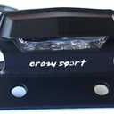 crazy sport 12V Universal License Plate LED Light ATV Lamp Bracket Car Motorcycle Rear Light (black)