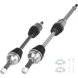 TadaMark 2PCs Front CV Axle Shaft Assembly Fit for Nissan Altima 2.5L 07-13 (2013 Altima Only fit for Coupe) Automatic CVT Trans, for Rogue 08-13 FWD, Rogue Select 14-15 FWD, Left & Right Side