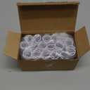 Jetec 32 Pcs PVC Pipe Clips Pool Cover Clamps for Above Ground Pool Greenhouses, Row Covers, Garden, Shelters, Bird Protection, 2.4 Inch Long(for 1/2 Inch PVC Pipe,White)