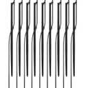 Micro Spray Sprinkler Stake Assembly: 9 Sets Full Circle 360 Degree Watering Nozzles Emitters with Spike and 1/4 inch Tubing for Greenhouse Nursery Garden Drip Irrigation System