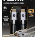 GE 8ft. UltraPro Premium Certified 8K Ultra High-Speed HDMI Cable with Ethernet