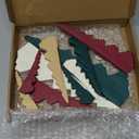 Fullhawl 10 Pcs Paper Christmas Trees Neutral Honeycomb Christmas Trees 4/6/ 7/10 Inch 3D Honeycomb Xmas Paper Cozy Table Ornament for Xmas(Green, Red, Brown, Beige)