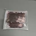 YouU Happy Birthday Party Table Confetti - Twinkle Stars Foil Metallic Sequins Confetti and Special Events Table Scatters Decorations Confetti Decorations about 700pcs（Rose gold） (40 years old)