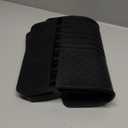 2 PCS Silicone Griddle Tools Mat for Blackstone,Grill BBQ Caddy Utensils Holder for Kitchen,Cooking & Countertop,Large Spatula Mat with Drip Pad,Griddle Accessories for Blackstone (black 2pcs)