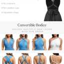 Popilush Bridesmaids Dresses - Mother of Bride Infinity Shapewear Formal Wedding Guest Midi Dress for Women (XL)